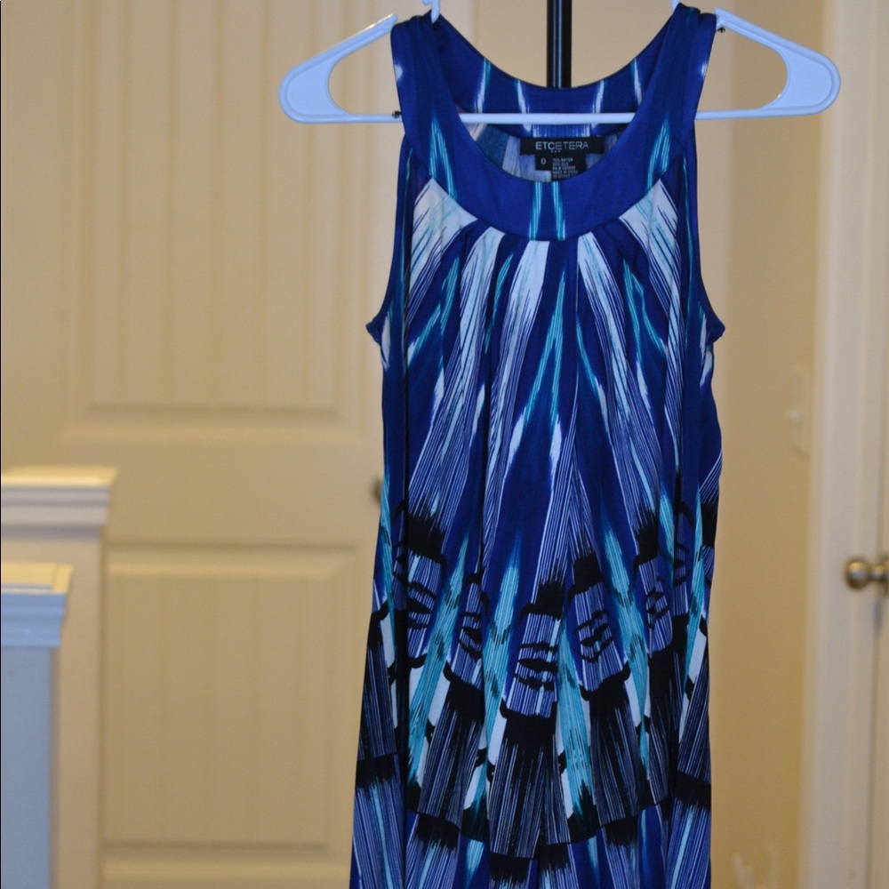 Blue summer dress